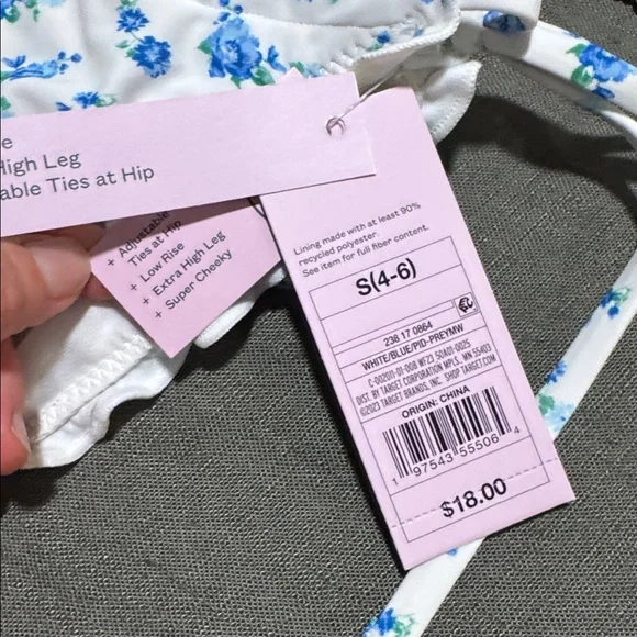 Wild fable White and Blue Floral Bikini Set - Picture 5 of 8